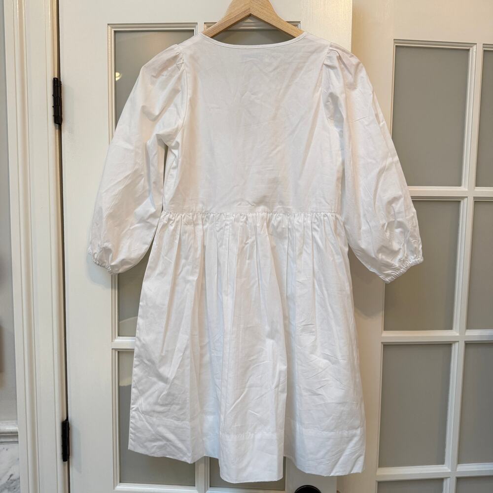 Lake Pajama Poplin Triple Tie Dress XXS NWOT - Picture 4 of 7
